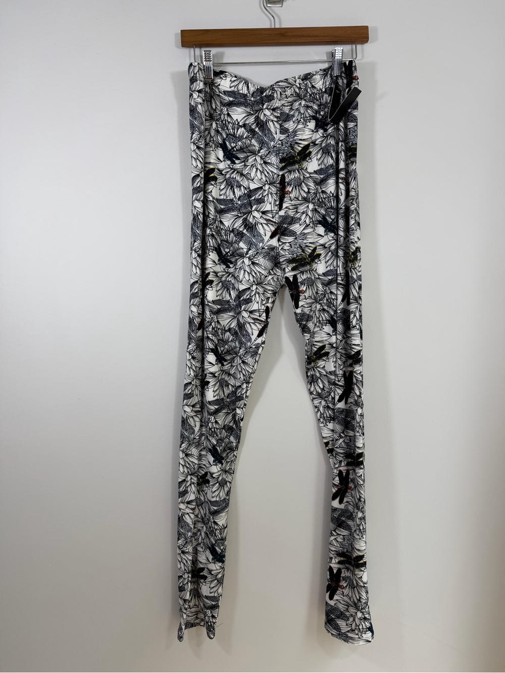 Leggings Depot Dragonfly Floral Print Plus Size Leggings 3XL-5XL NWT